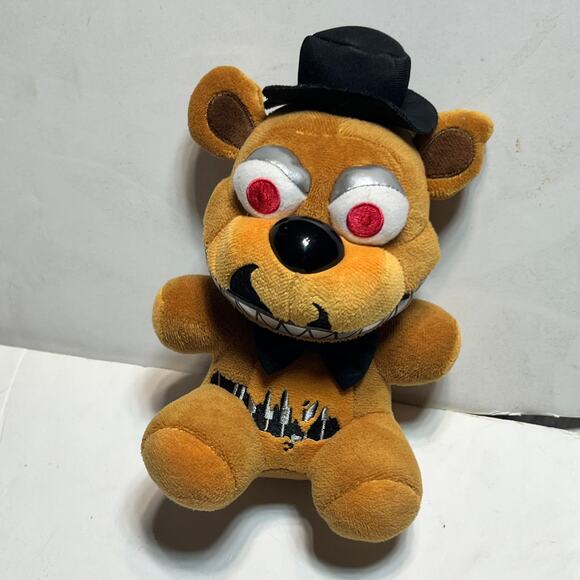 Funko Five Nights at Freddys Nightmare Freddy Plush 2016 FNAF 8in horror bear - Picture 3 of 10